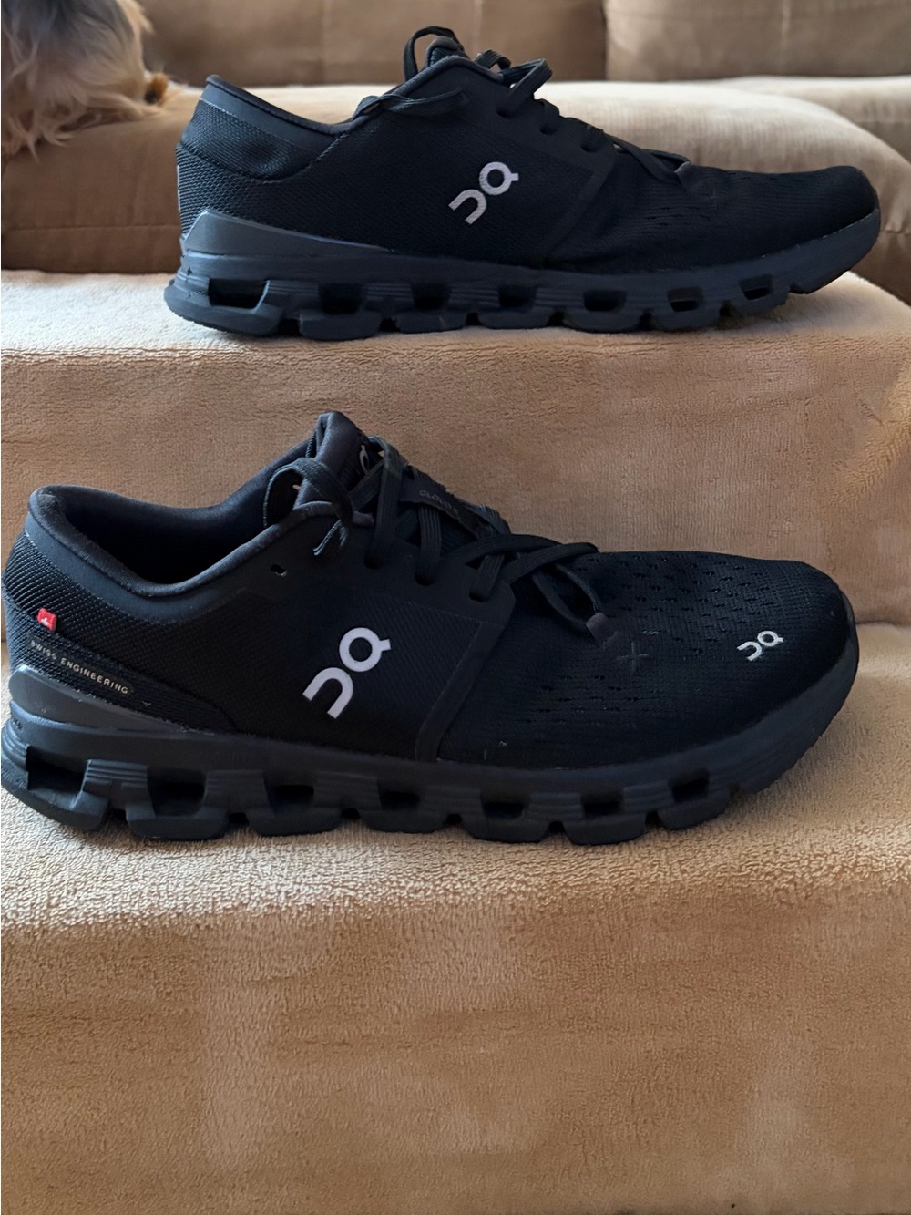 On Running Woman's Black Athletic Cloud Shoes
